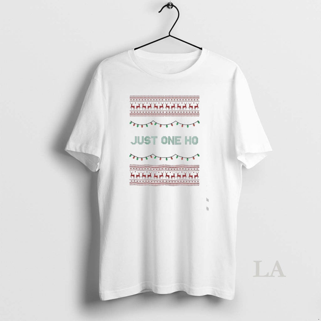 Original Just One Ho Ugly Christmas - Adult & Kids T-Shirts, Sweatshirts & Hoodies apparel design preview 1