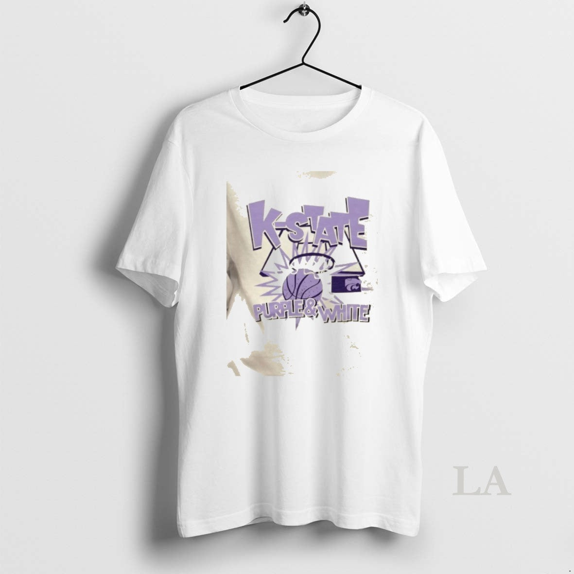 Original K State Wildcats Purple And White Slam - Adult & Kids T-Shirts, Sweatshirts & Hoodies apparel design preview 1