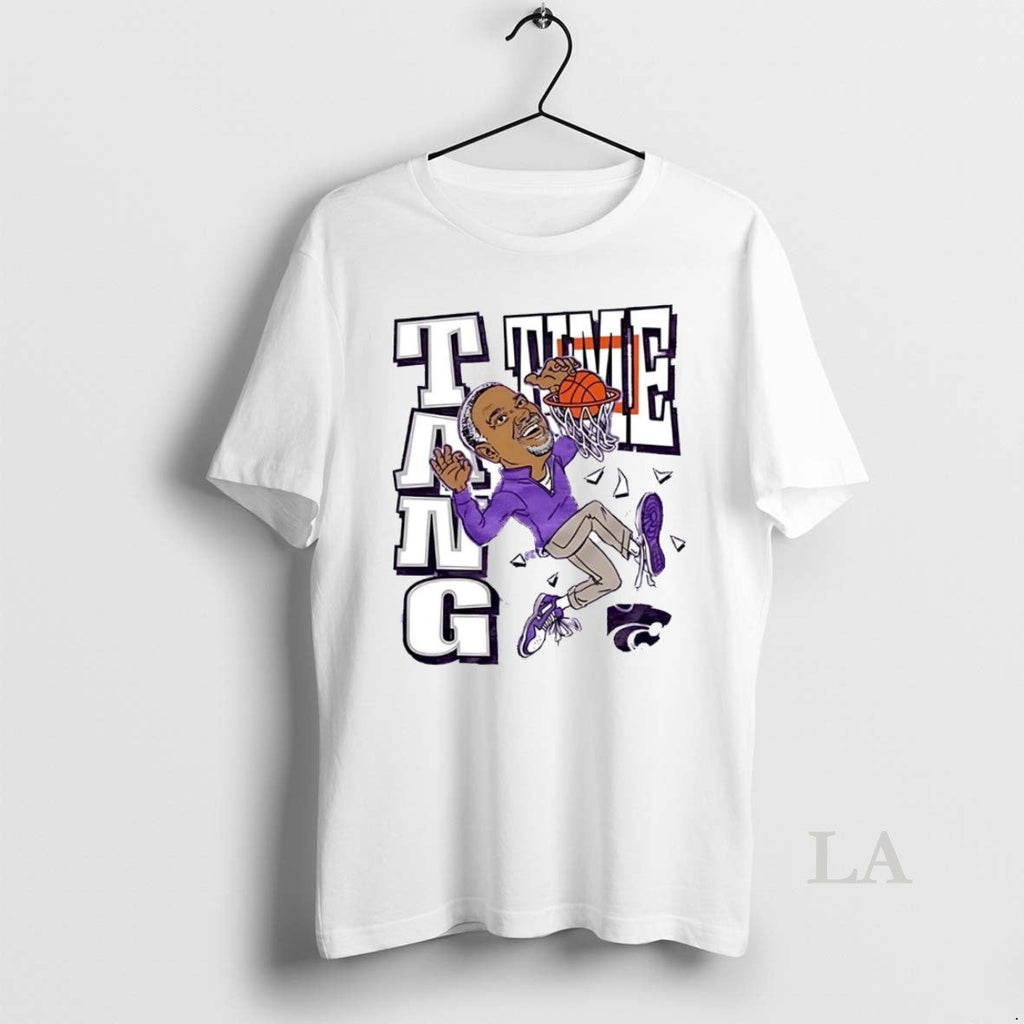 Original K State Wildcats Coach Jerome Tang Time - Adult & Kids T-Shirts, Sweatshirts & Hoodies apparel design preview 1