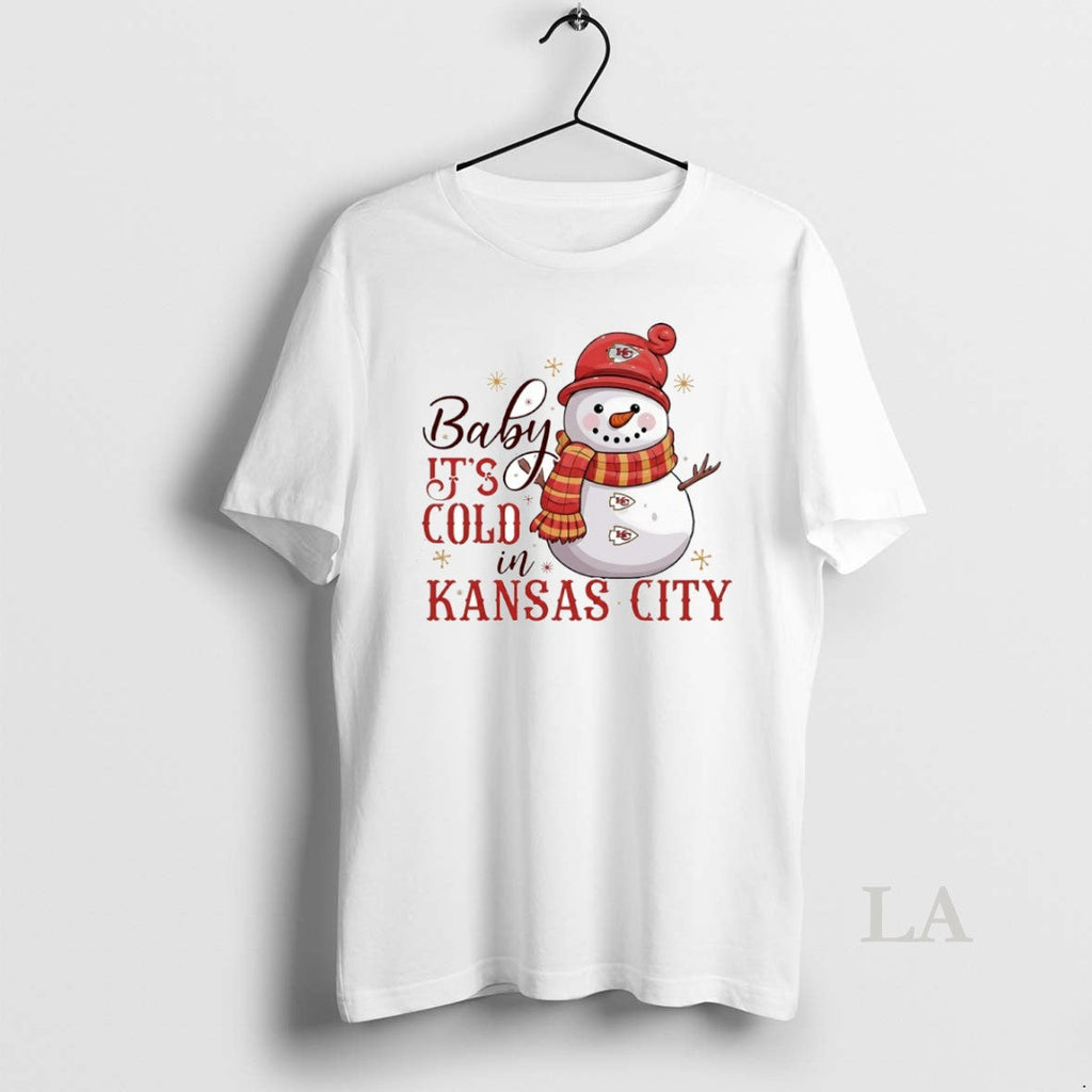 Original Kansas City Chiefs Baby Its Cold In Circle - Adult & Kids T-Shirts, Sweatshirts & Hoodies apparel design preview 1