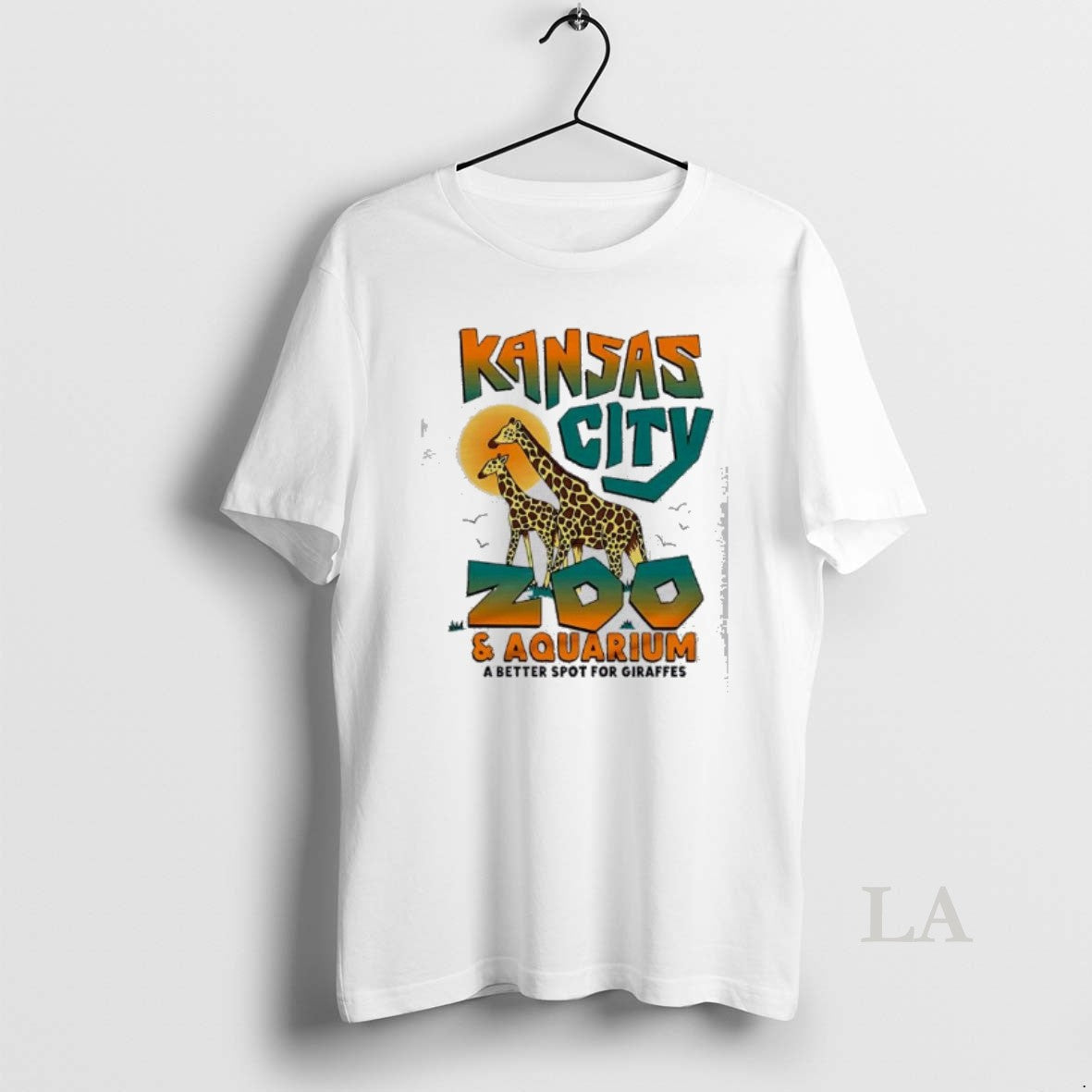 Original Kansas City Zoo And Aquarium Giraffes - Adult & Kids T-Shirts, Sweatshirts & Hoodies apparel design preview 1