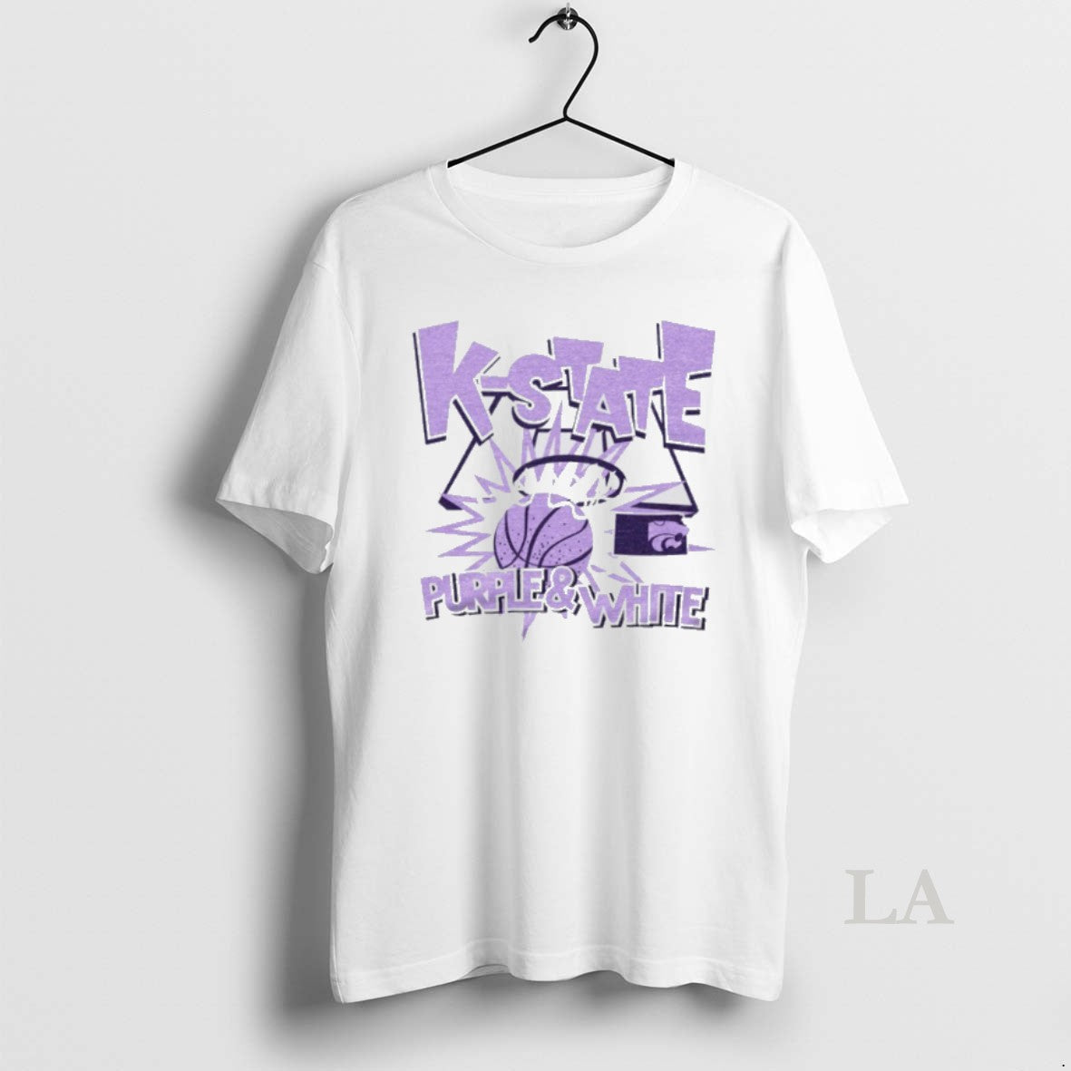 Original Kansas State Wildcats Nba Slam Purple And - Adult & Kids T-Shirts, Sweatshirts & Hoodies apparel design preview 1