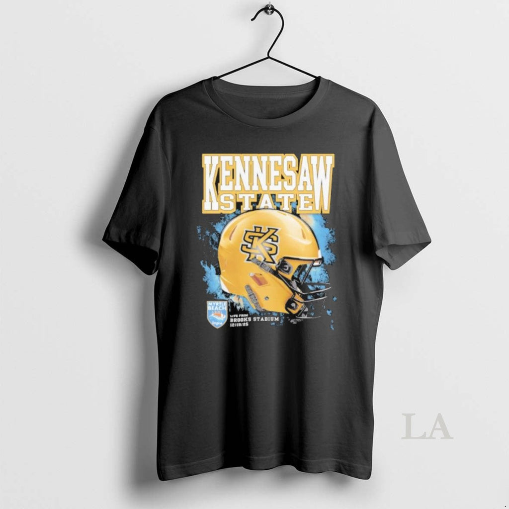 Original Kennesaw State Owls Myrtle Beach Bowl Helmet - Adult & Kids T-Shirts, Sweatshirts & Hoodies apparel design preview 1