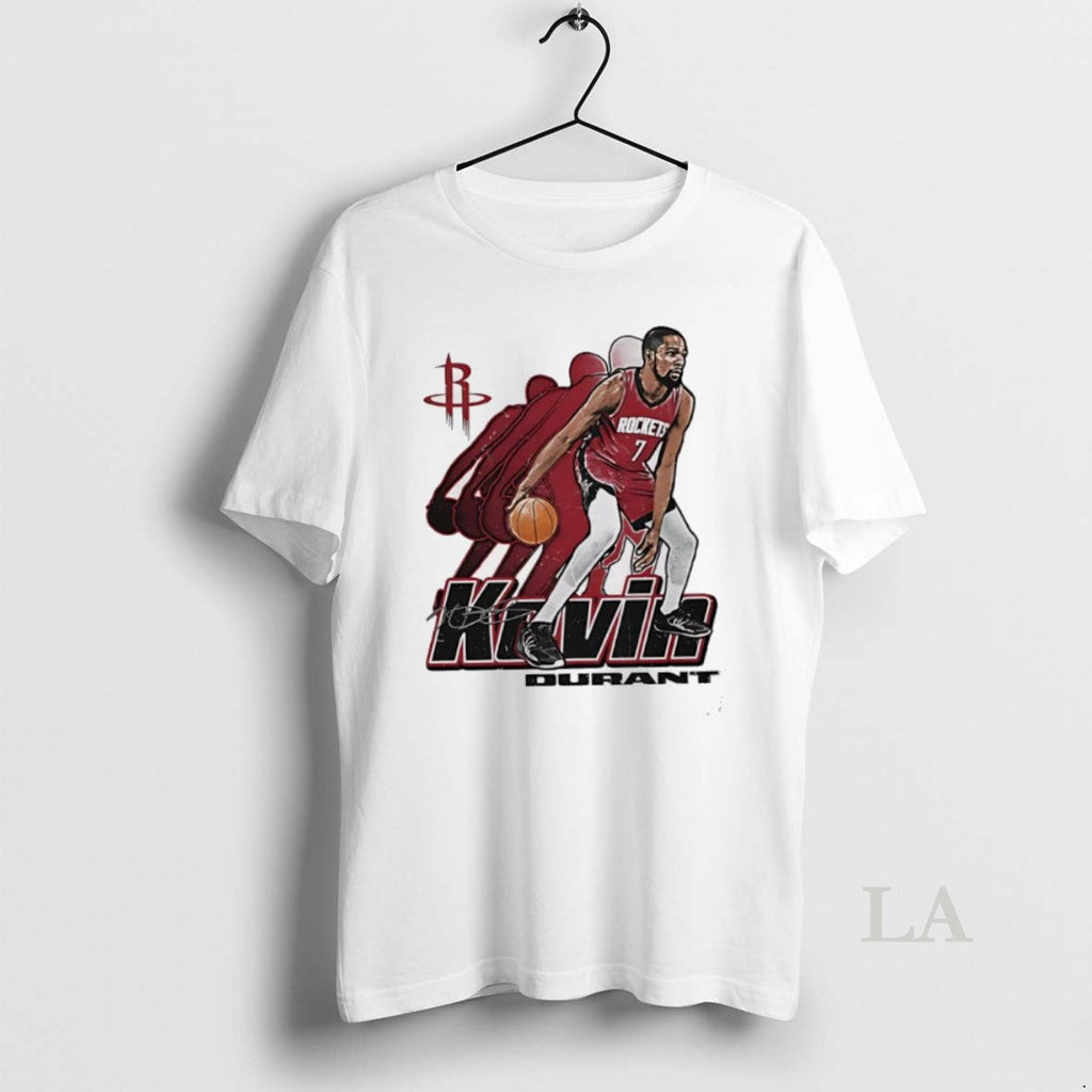 Original Kevin Durant Houston Rockets Signature 7 - Adult & Kids T-Shirts, Sweatshirts & Hoodies apparel design preview 1