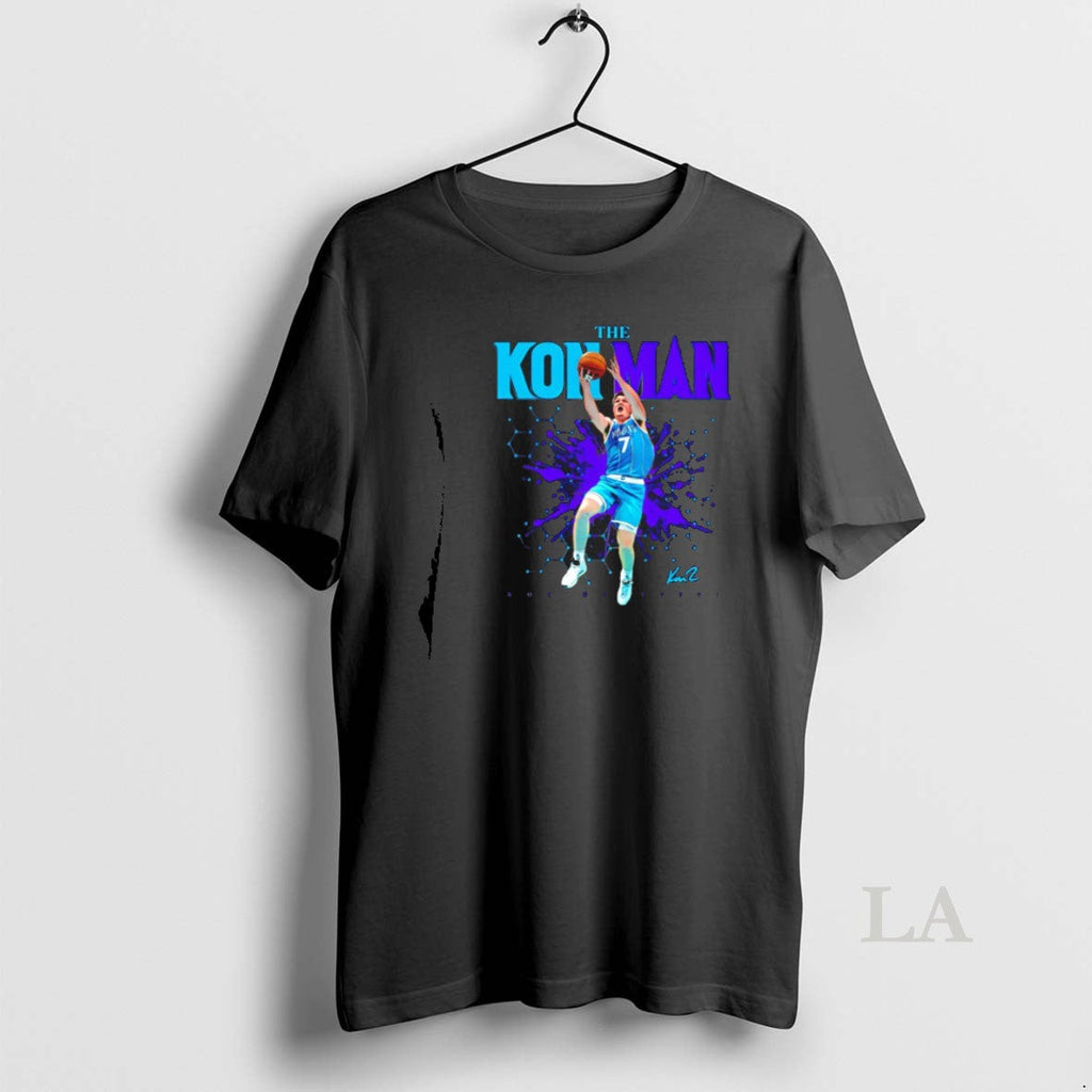 Original Kon Knueppel Charlotte Hornets The Konman - Adult & Kids T-Shirts, Sweatshirts & Hoodies apparel design preview 1