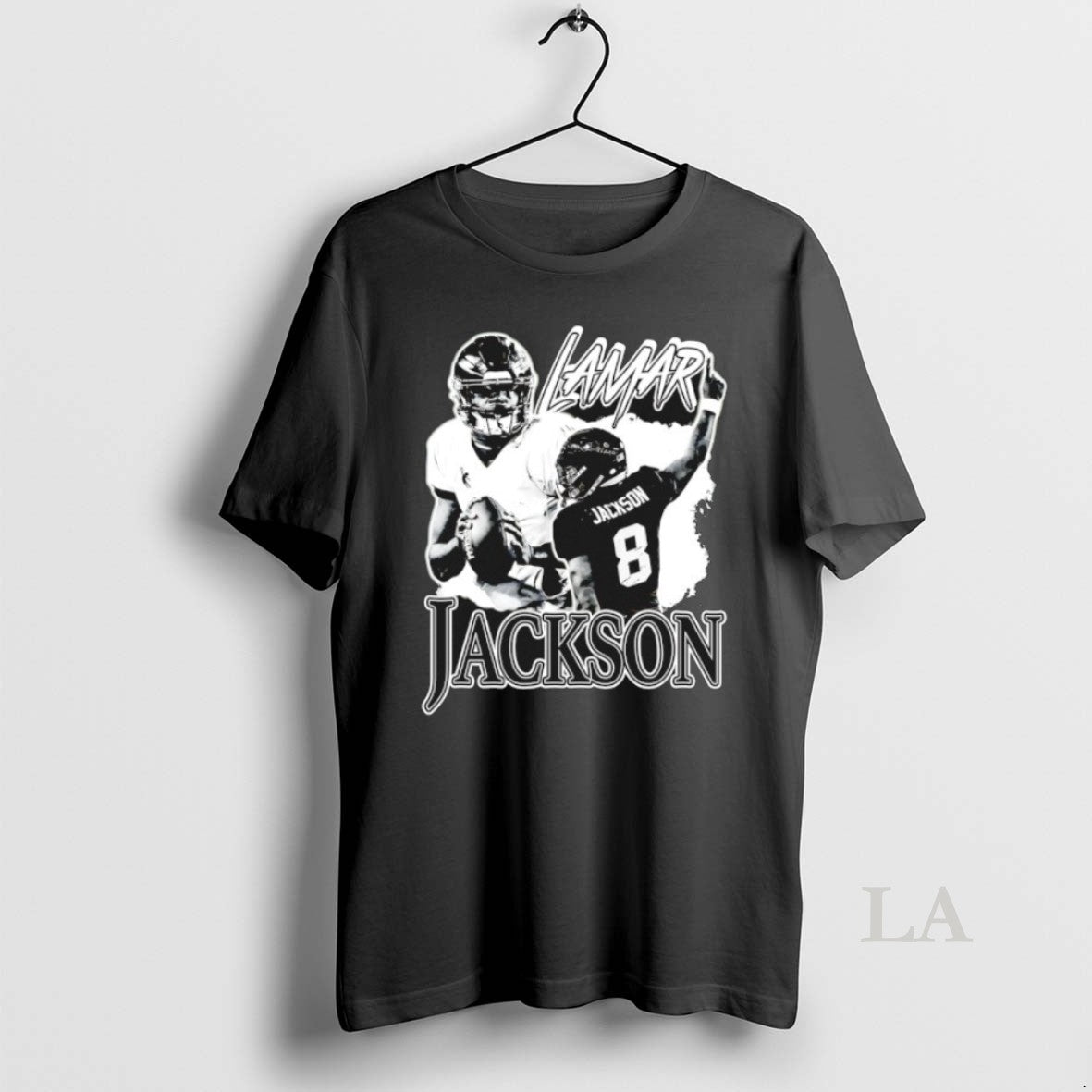 Original Lamar Jackson Baltimore Ravens Quarterback - Adult & Kids T-Shirts, Sweatshirts & Hoodies apparel design preview 1