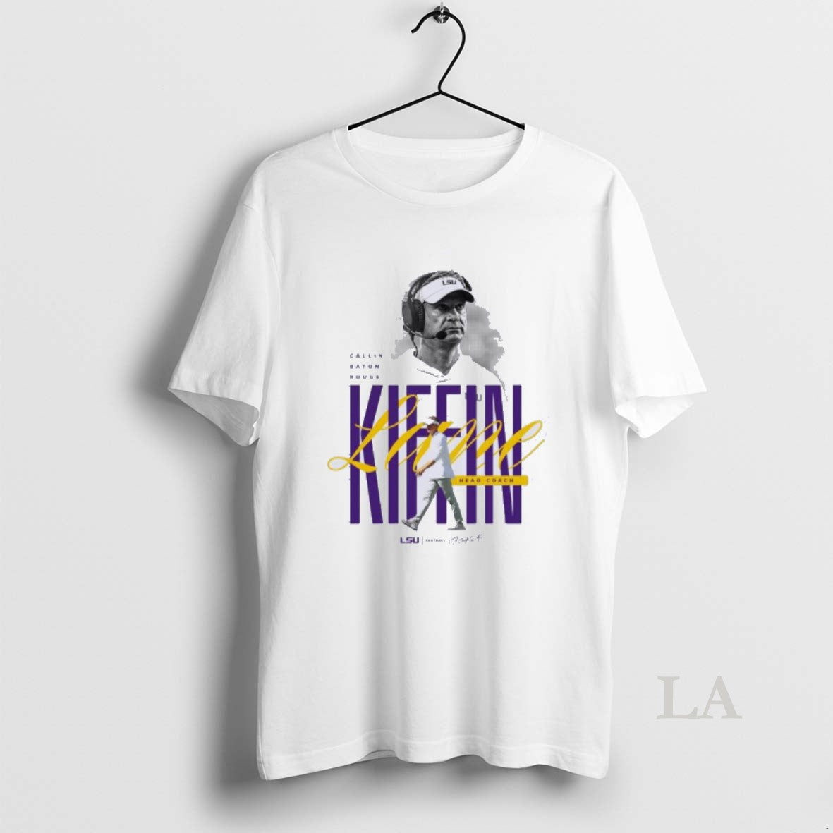 Original Lane Kiffin Head Coach Lsu Football - Adult & Kids T-Shirts, Sweatshirts & Hoodies apparel design preview 1