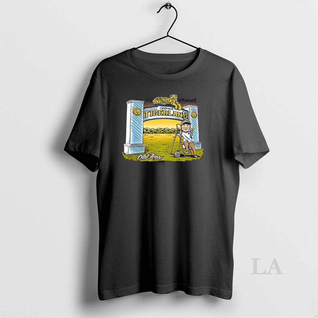 Original Lane Kiffin Welcome To Tigerlane - Adult & Kids T-Shirts, Sweatshirts & Hoodies apparel design preview 1