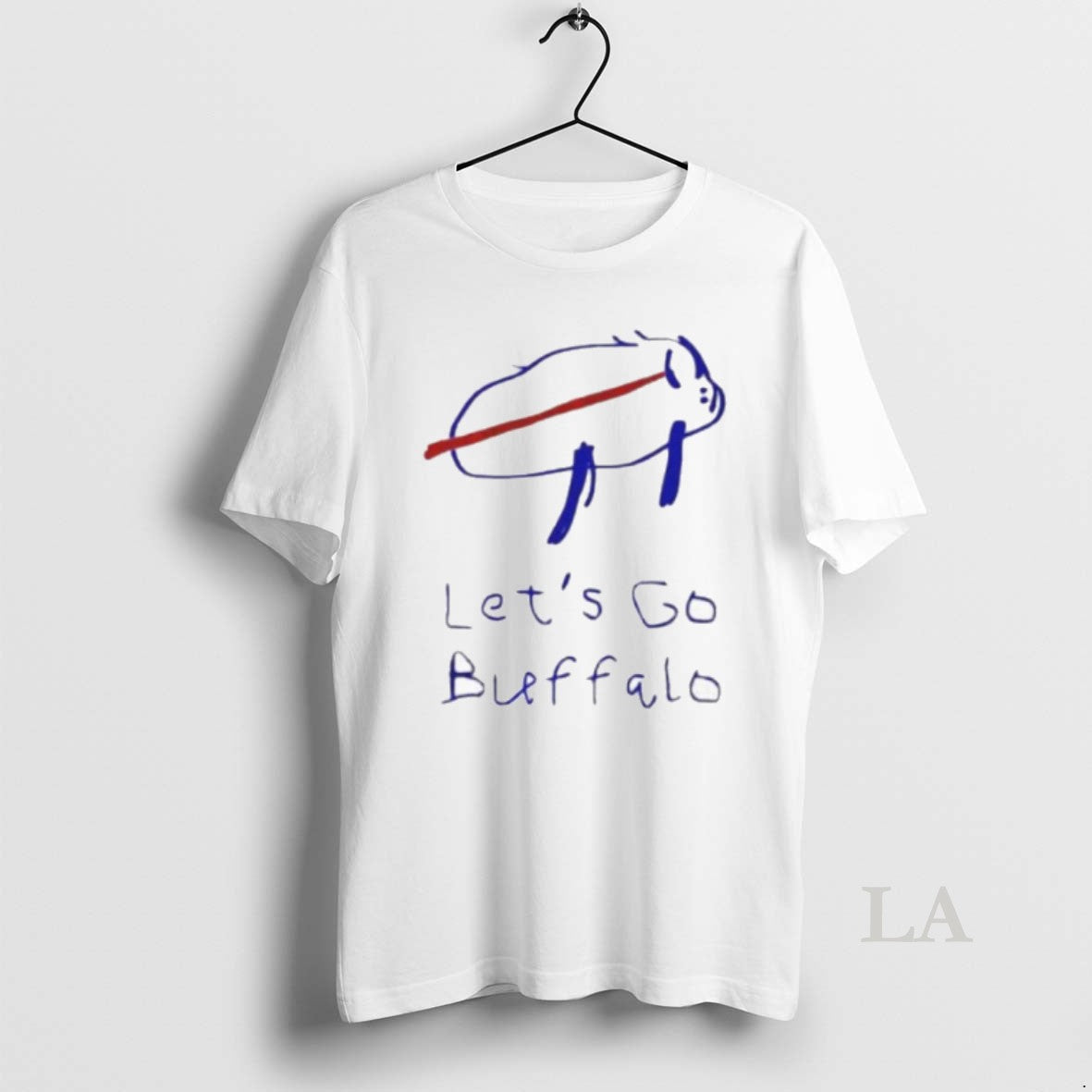 Original Lets Go Buffalo Logo - Adult & Kids T-Shirts, Sweatshirts & Hoodies apparel design preview 1