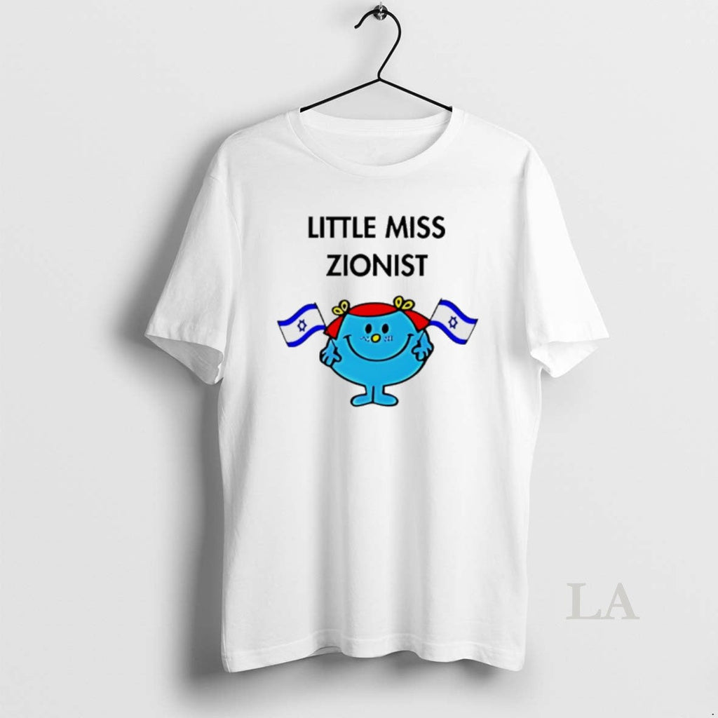 Original Little Miss Zionist Jew Flag - Adult & Kids T-Shirts, Sweatshirts & Hoodies apparel design preview 1
