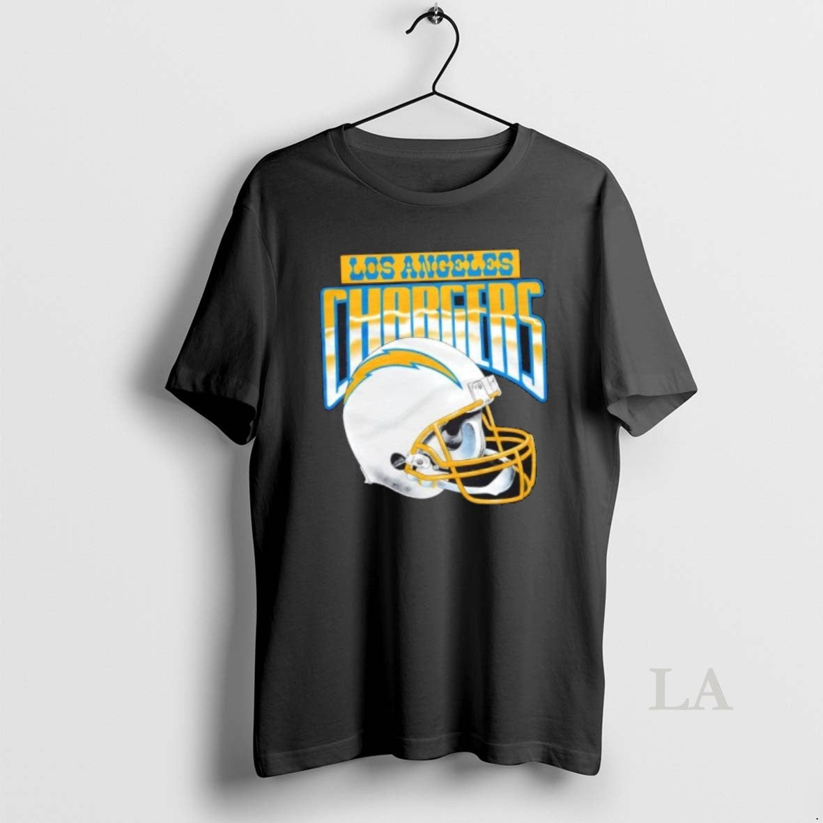 Original Los Angeles Chargers Gradient Football - Adult & Kids T-Shirts, Sweatshirts & Hoodies apparel design preview 1