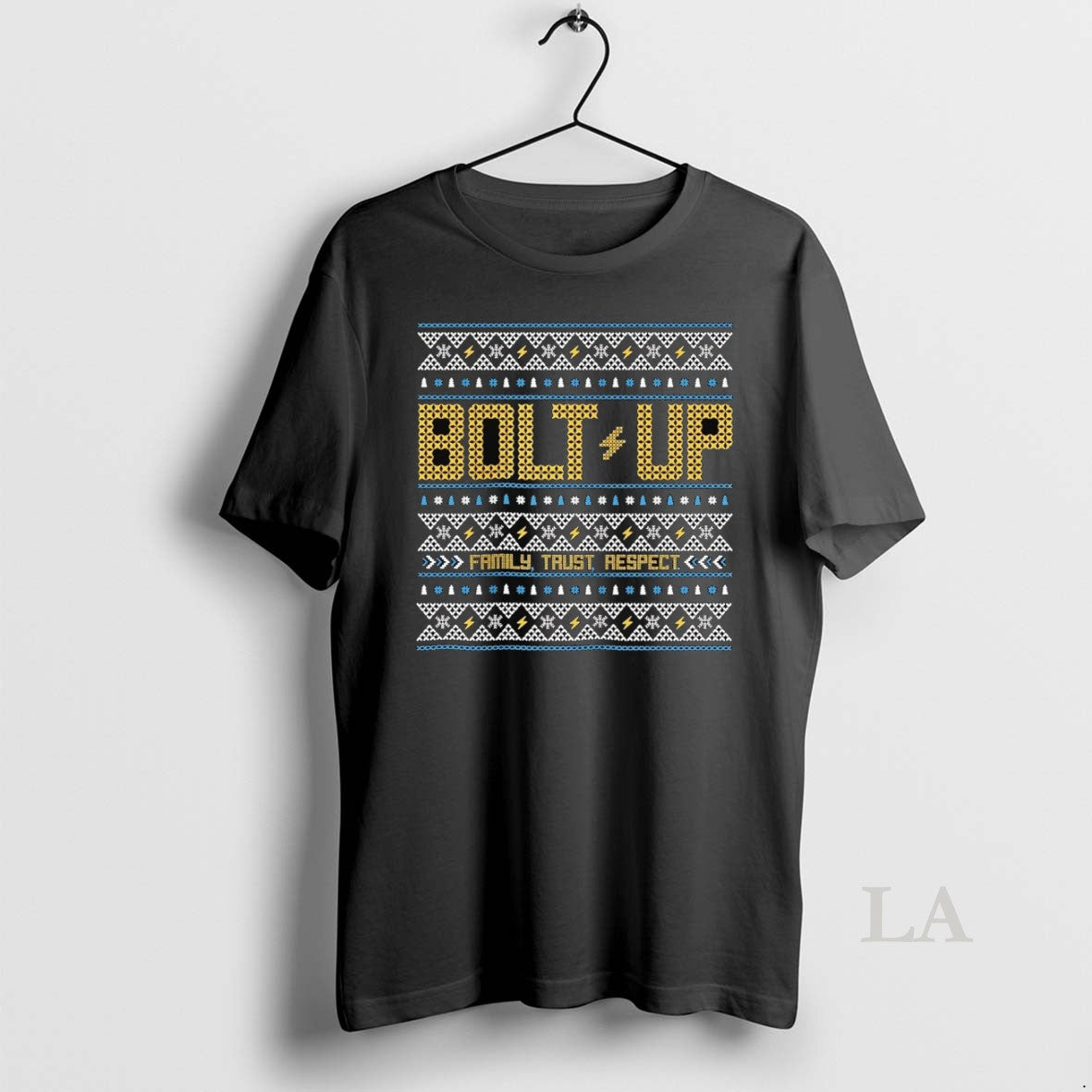Original Los Angeles Chargers Bolt Up Family Trust - Adult & Kids T-Shirts, Sweatshirts & Hoodies apparel design preview 1