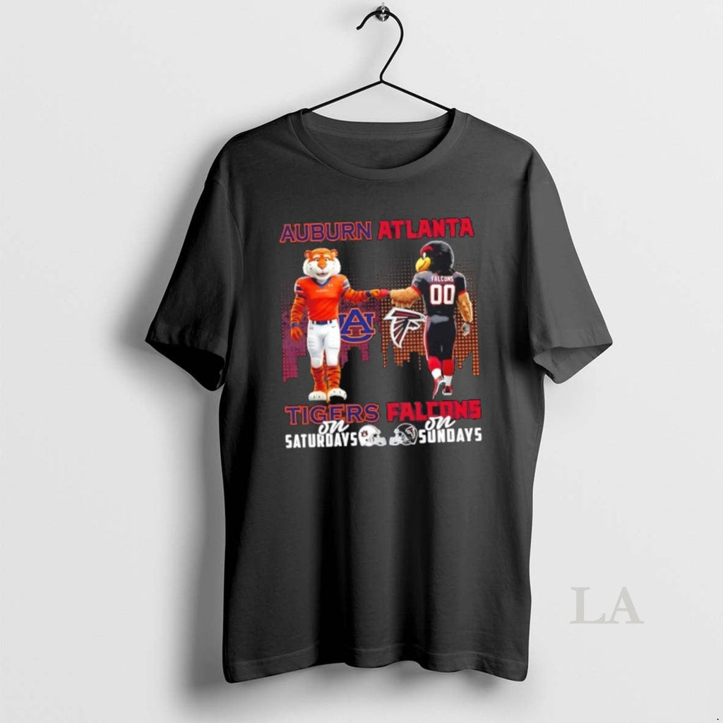 Original Mascots Auburn Tigers On Saturdays X Atlanta - Adult & Kids T-Shirts, Sweatshirts & Hoodies apparel design preview 1