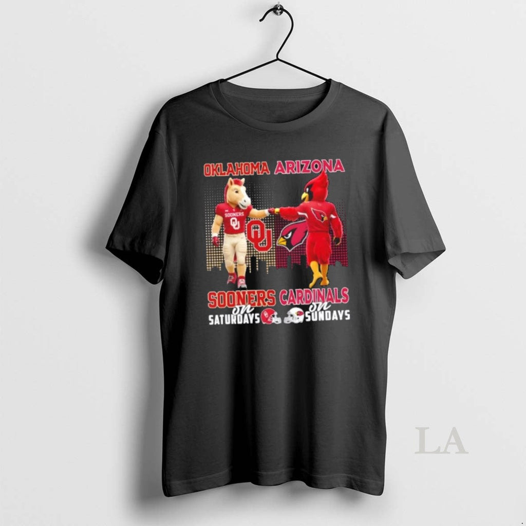 Original Mascots Oklahoma Sooners On Saturdays X - Adult & Kids T-Shirts, Sweatshirts & Hoodies apparel design preview 1