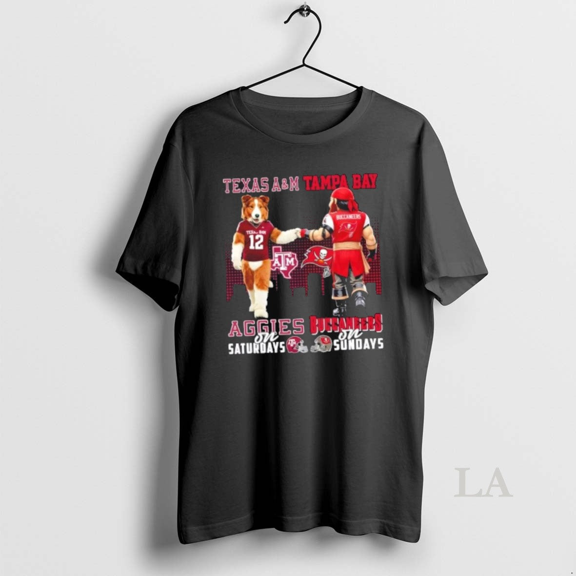 Original Mascots Texas Am Aggies On Saturdays X Tampa - Adult & Kids T-Shirts, Sweatshirts & Hoodies apparel design preview 1