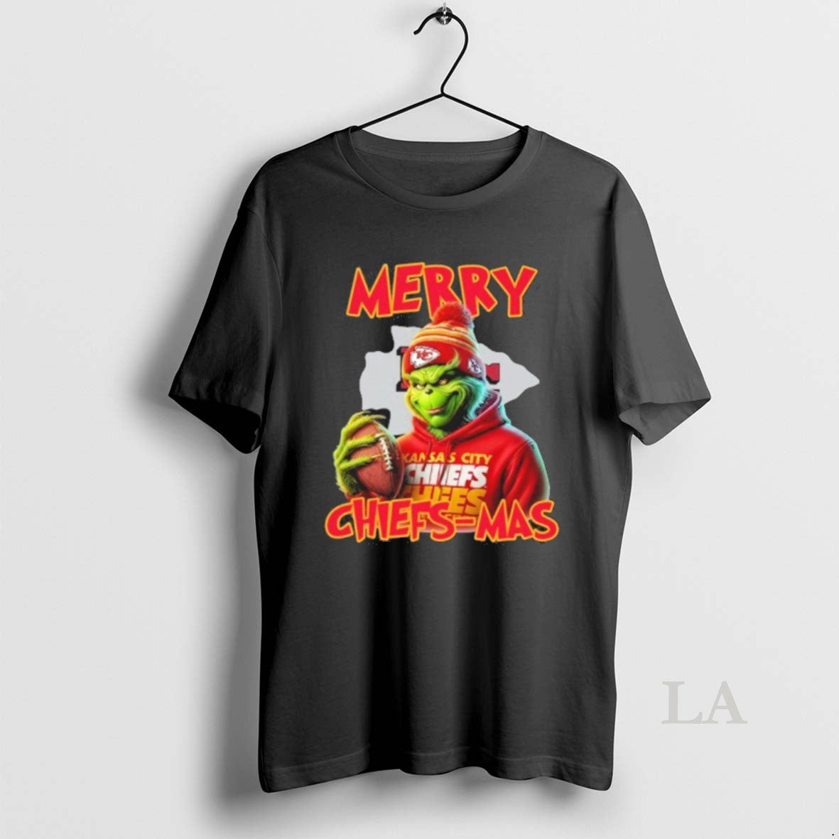 Original Merry Chiefsmas Grinch Baseball - Adult & Kids T-Shirts, Sweatshirts & Hoodies apparel design preview 1