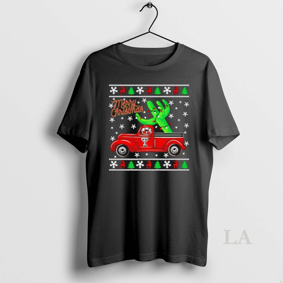 Original Merry Christmas Texas Tech Red Raiders - Adult & Kids T-Shirts, Sweatshirts & Hoodies apparel design preview 1