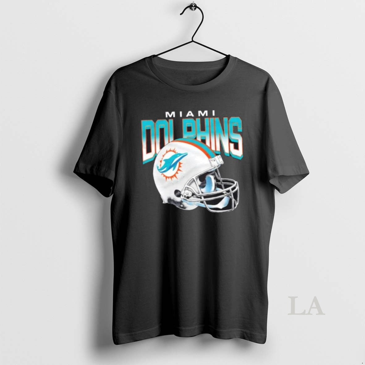 Original Miami Dolphins Gradient Football Helmet - Adult & Kids T-Shirts, Sweatshirts & Hoodies apparel design preview 1