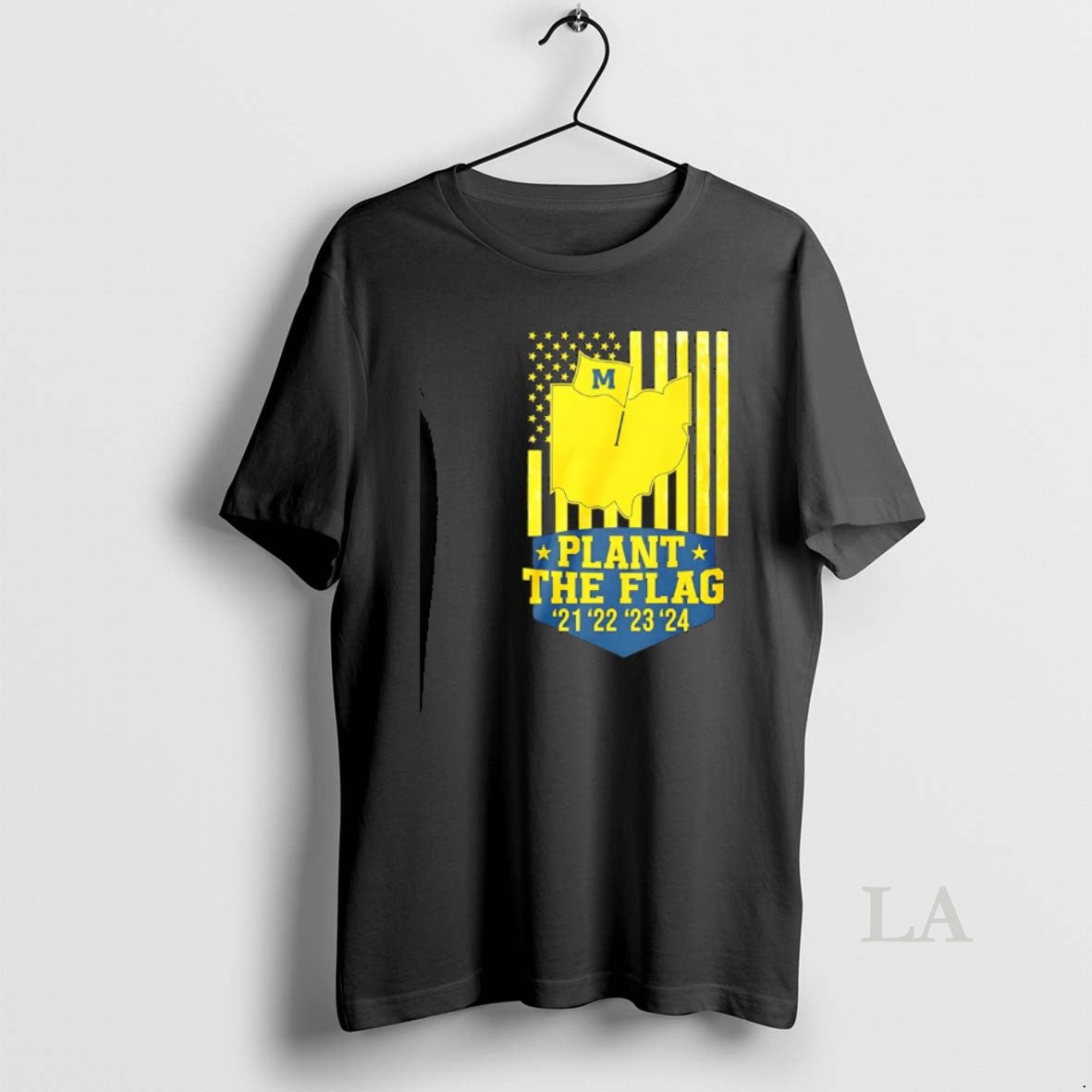 Original Michigan Wolverines Plant The Flag 21 22 23 - Adult & Kids T-Shirts, Sweatshirts & Hoodies apparel design preview 1