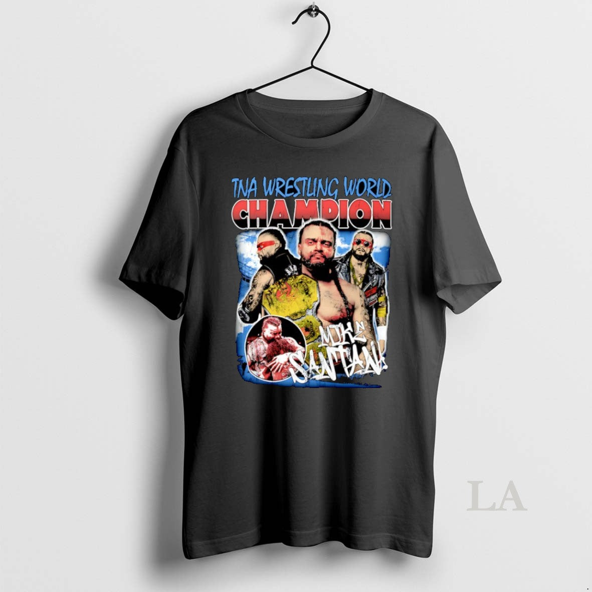 Original Mike Santana Tna Wrestling World Champion - Adult & Kids T-Shirts, Sweatshirts & Hoodies apparel design preview 1