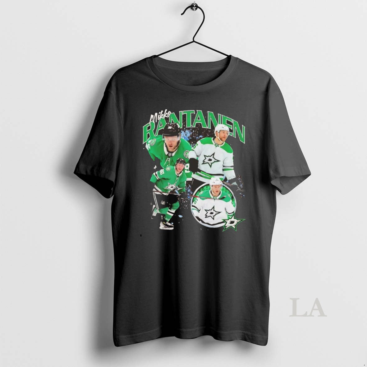Original Mikko Rantanen Player Collage Dallas Stars - Adult & Kids T-Shirts, Sweatshirts & Hoodies apparel design preview 1