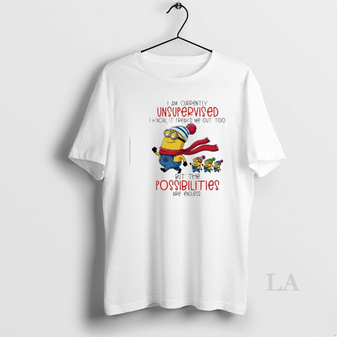Original Minion I Am Currently Unsupervised Know It - Adult & Kids T-Shirts, Sweatshirts & Hoodies apparel design preview 1