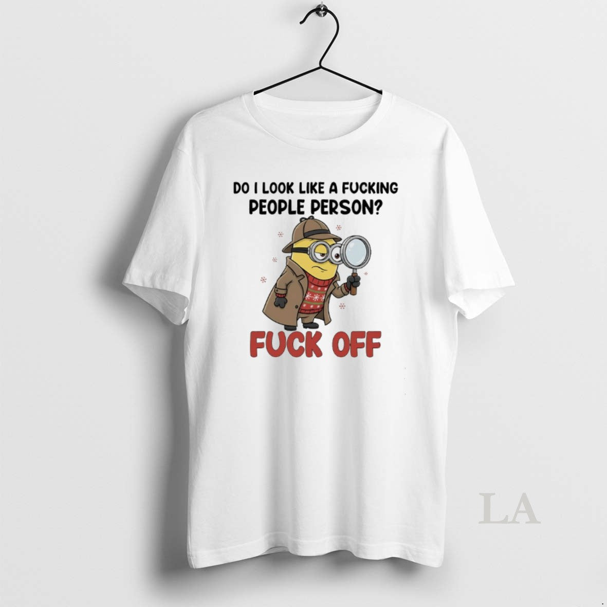 Original Minions Christmas Do I Look Like A Fucking - Adult & Kids T-Shirts, Sweatshirts & Hoodies apparel design preview 1