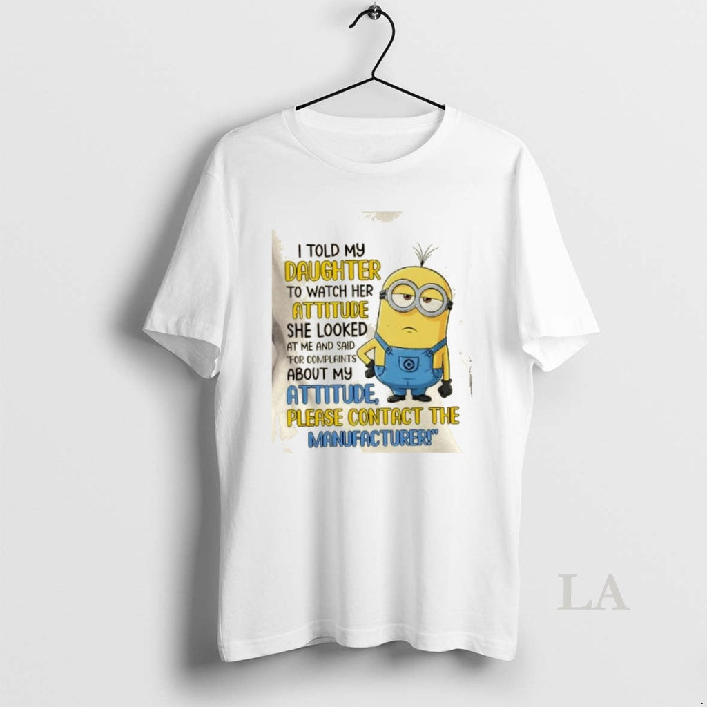 Original Minions For Complaints About My Daughters - Adult & Kids T-Shirts, Sweatshirts & Hoodies apparel design preview 1