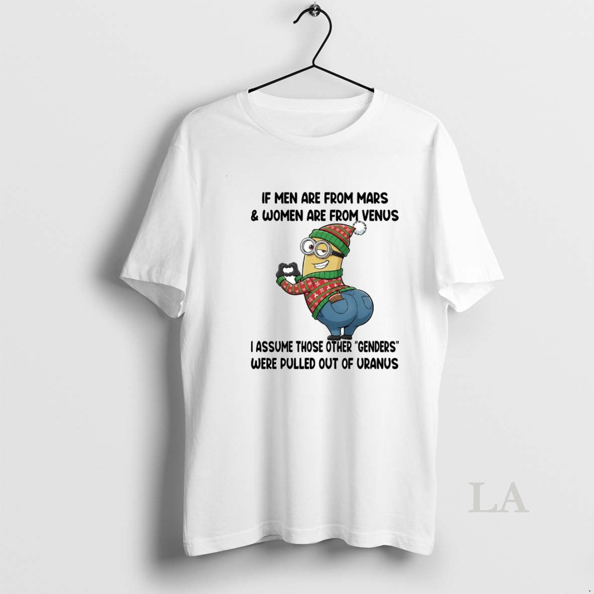 Original Minions If Men Are From Mars And Women Venus - Adult & Kids T-Shirts, Sweatshirts & Hoodies apparel design preview 1
