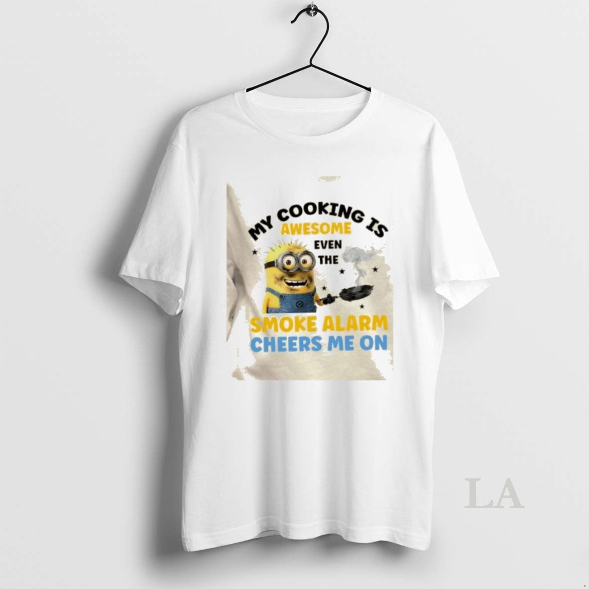 Original Minions My Cooking Is Awesome Even The Smoke - Adult & Kids T-Shirts, Sweatshirts & Hoodies apparel design preview 1