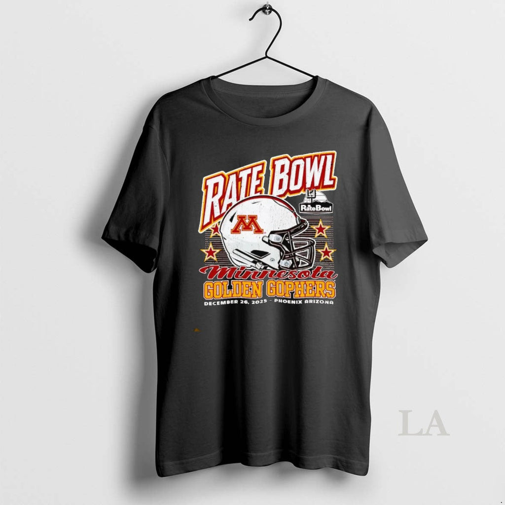 Original Minnesota Golden Gophers 2025 Rate Bowl - Adult & Kids T-Shirts, Sweatshirts & Hoodies apparel design preview 1
