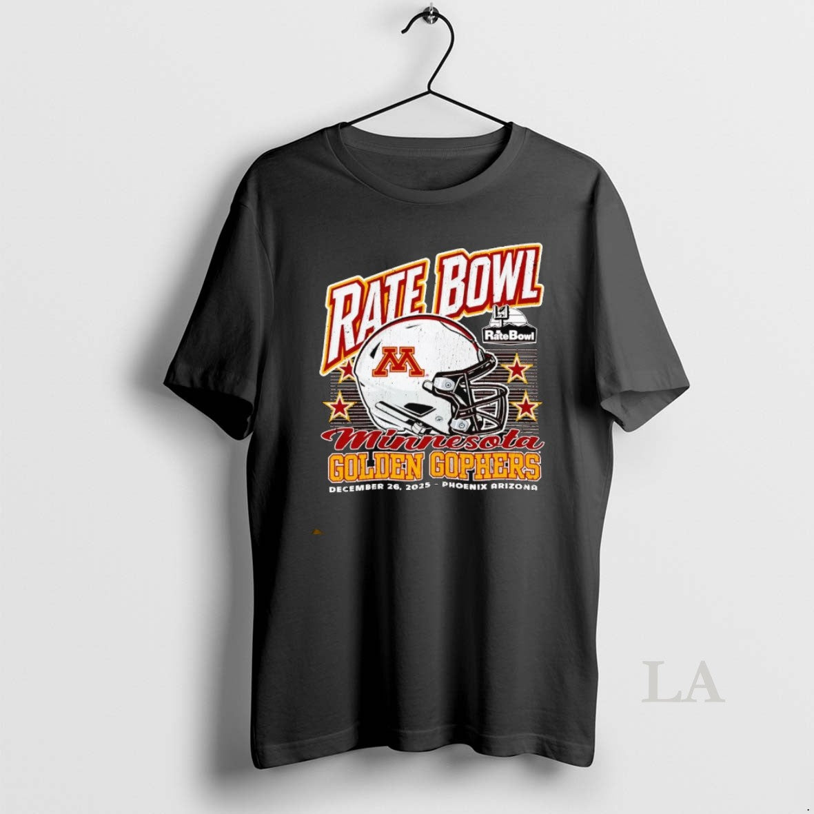 Original Minnesota Golden Gophers 2025 Rate Bowl - Adult & Kids T-Shirts, Sweatshirts & Hoodies apparel design preview 1