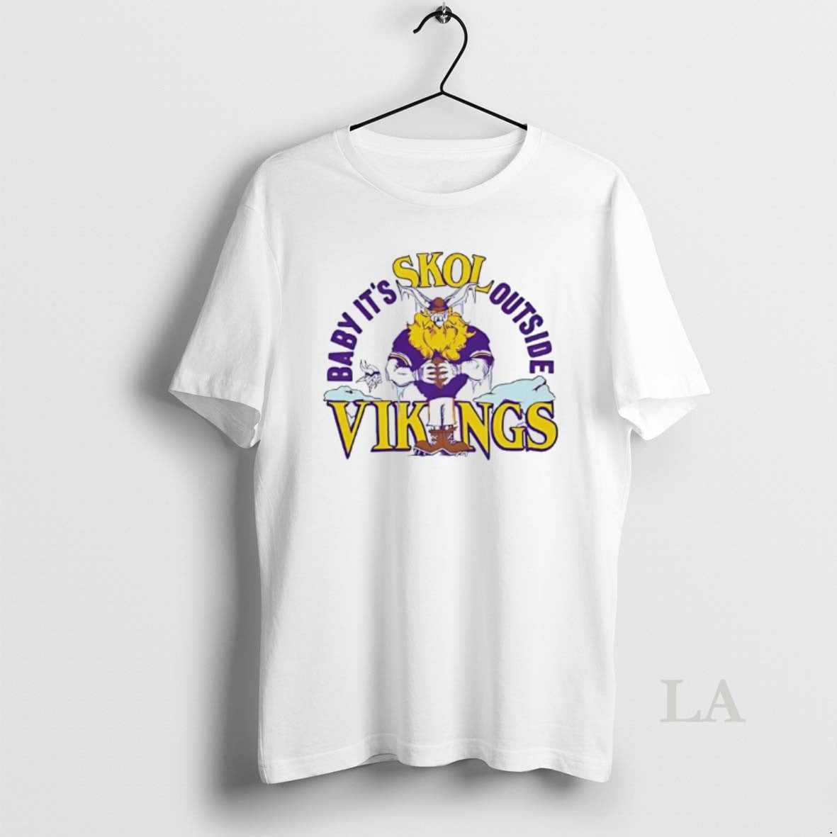 Original Minnesota Vikings Baby Its Skol Outside - Adult & Kids T-Shirts, Sweatshirts & Hoodies apparel design preview 1