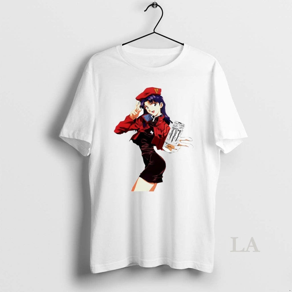 Original Misato Katsuragi Monster Anime Circle - Adult & Kids T-Shirts, Sweatshirts & Hoodies apparel design preview 1