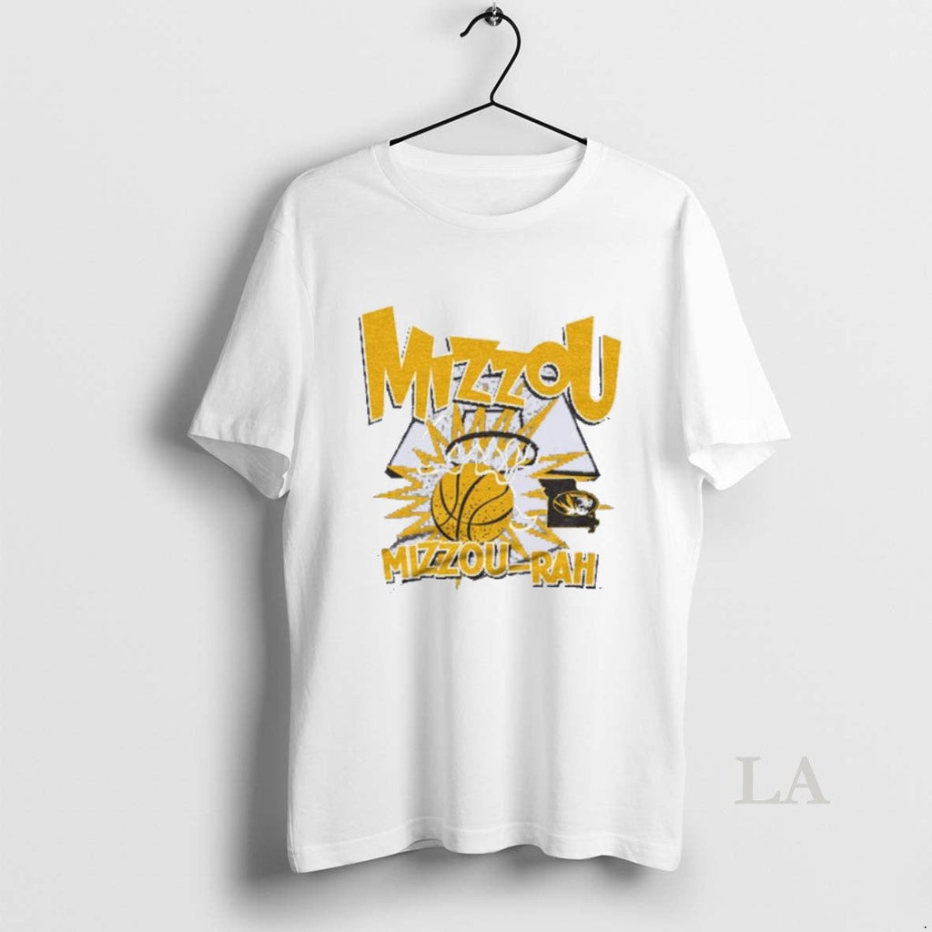 Original Missouri Basketball Slam Mizzou Rah - Adult & Kids T-Shirts, Sweatshirts & Hoodies apparel design preview 1