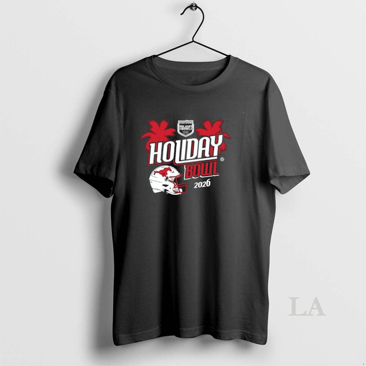 Original Mustang Smu Football Holiday Bowl 2026 - Adult & Kids T-Shirts, Sweatshirts & Hoodies apparel design preview 1