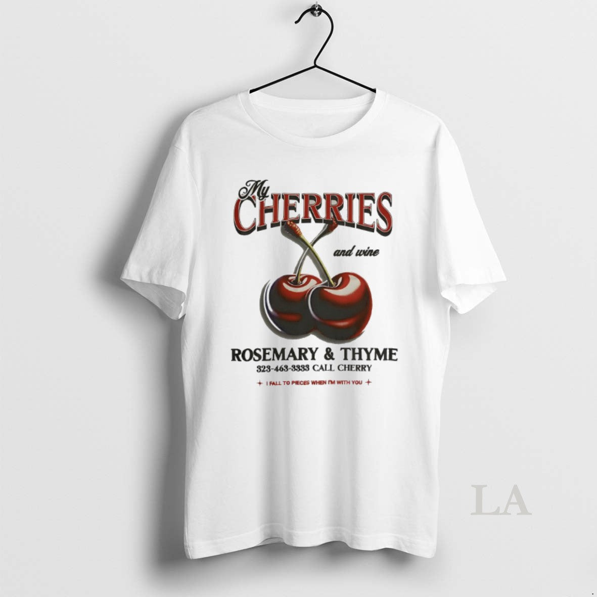 Original My Cherries And Wine Rose Mary Thyme - Adult & Kids T-Shirts, Sweatshirts & Hoodies apparel design preview 1