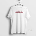 Original My Dad Is Embarrassing Circle - Adult & Kids T-Shirts, Sweatshirts & Hoodies apparel design preview 1