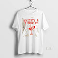 Original Naughty And I Know It Funny Christmas Santa - Adult & Kids T-Shirts, Sweatshirts & Hoodies apparel design preview 1