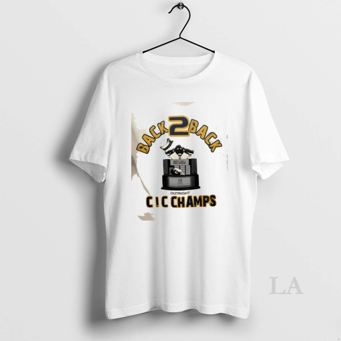 Original Navy Football Back To Outright Cic Champs 2 - Adult & Kids T-Shirts, Sweatshirts & Hoodies apparel design preview 1