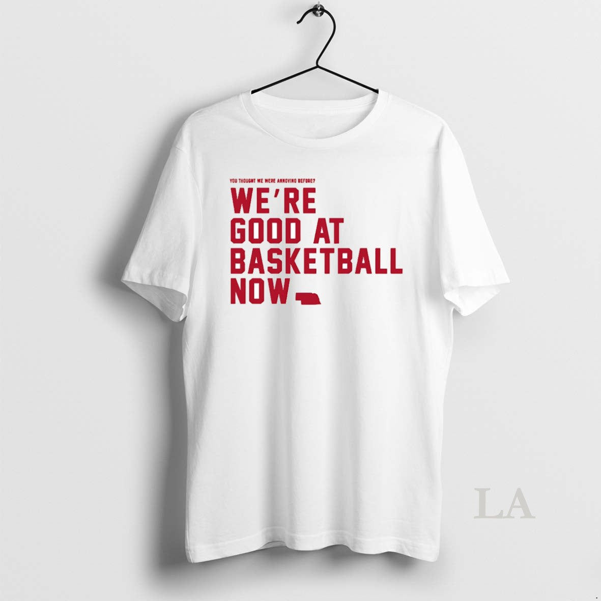 Original Nebraska Cornhuskers Were Good At Basketball - Adult & Kids T-Shirts, Sweatshirts & Hoodies apparel design preview 1