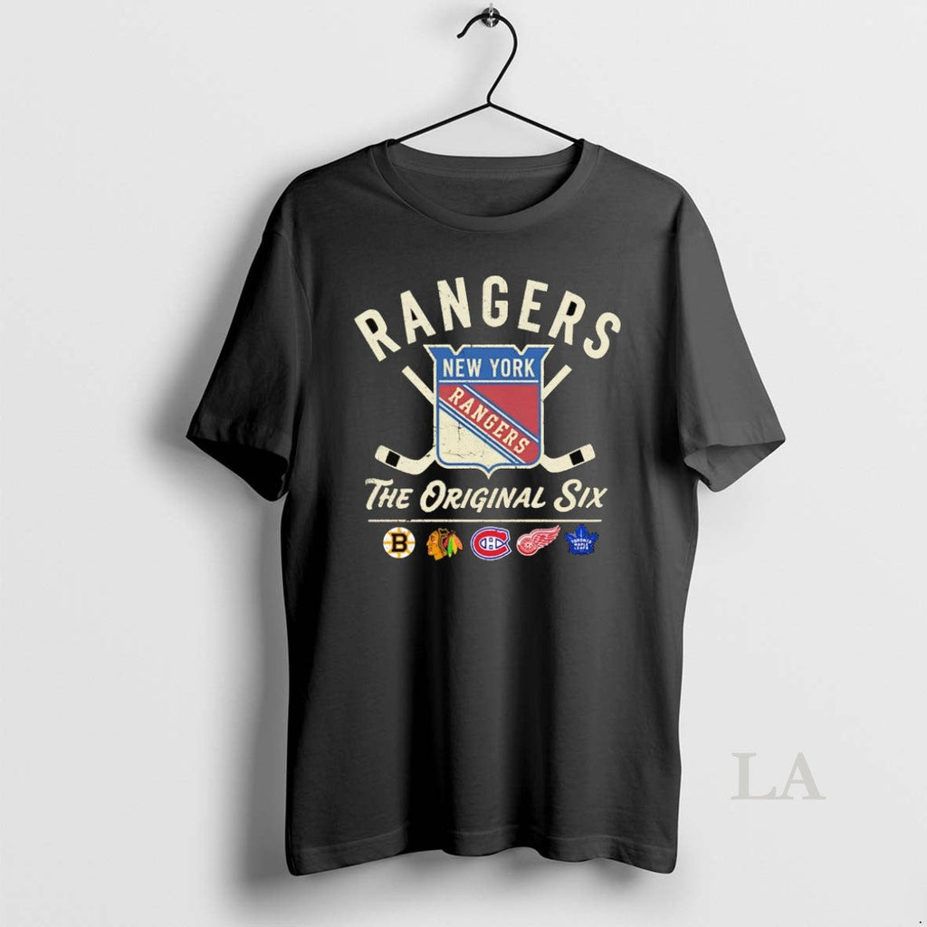 Original New York Rangers The Six Nhl - Adult & Kids T-Shirts, Sweatshirts & Hoodies apparel design preview 1