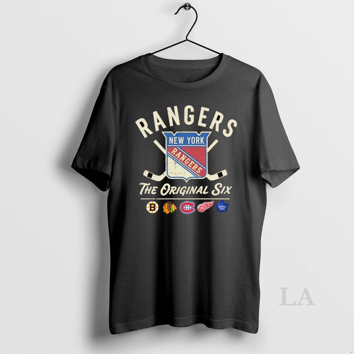 Original New York Rangers The Six Nhl - Adult & Kids T-Shirts, Sweatshirts & Hoodies apparel design preview 1