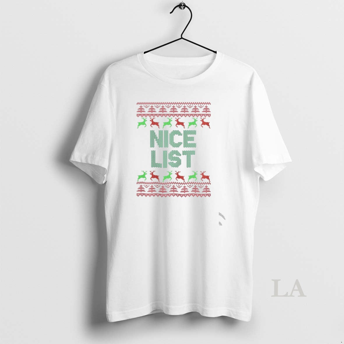 Original Nice List 2025 Ugly Christmas - Adult & Kids T-Shirts, Sweatshirts & Hoodies apparel design preview 1