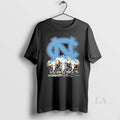 Original North Carolina Tar Heels X Elephants Santa - Adult & Kids T-Shirts, Sweatshirts & Hoodies apparel design preview 1