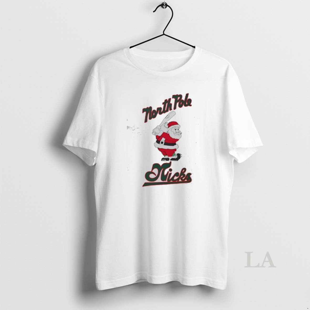 Original North Pole Nicks Satan Baseball Player - Adult & Kids T-Shirts, Sweatshirts & Hoodies apparel design preview 1