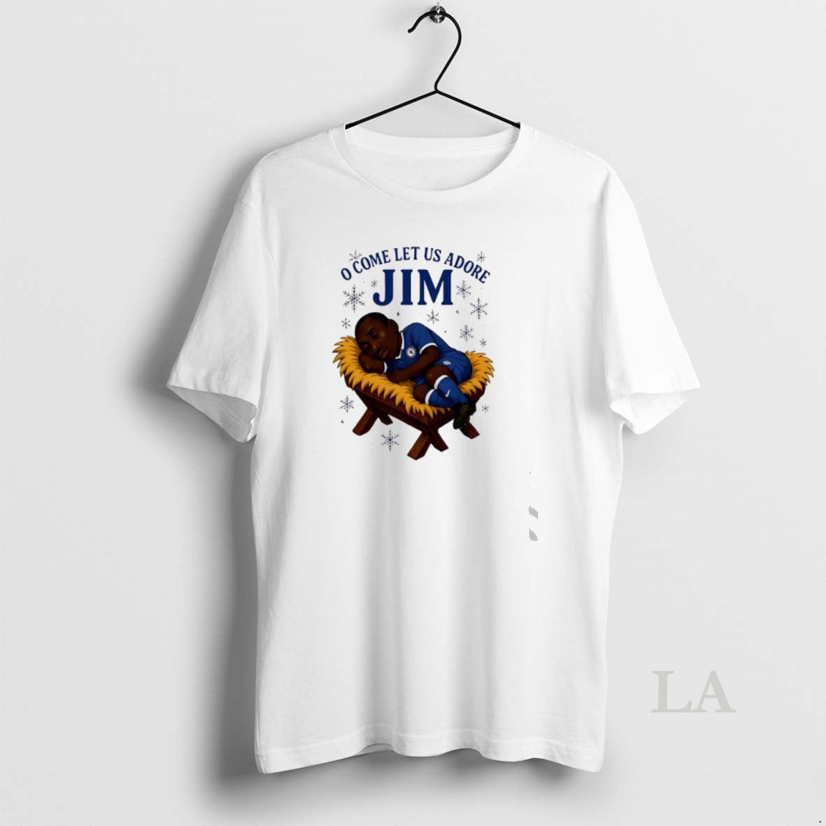 Original O Come Let Us Adore Jim Chelsea Christmas - Adult & Kids T-Shirts, Sweatshirts & Hoodies apparel design preview 1