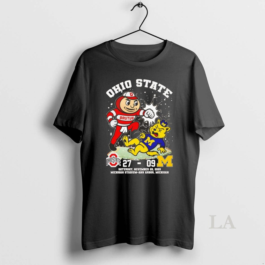 Original Ohio State Beat Michigan Mascot Knockout - Adult & Kids T-Shirts, Sweatshirts & Hoodies apparel design preview 1