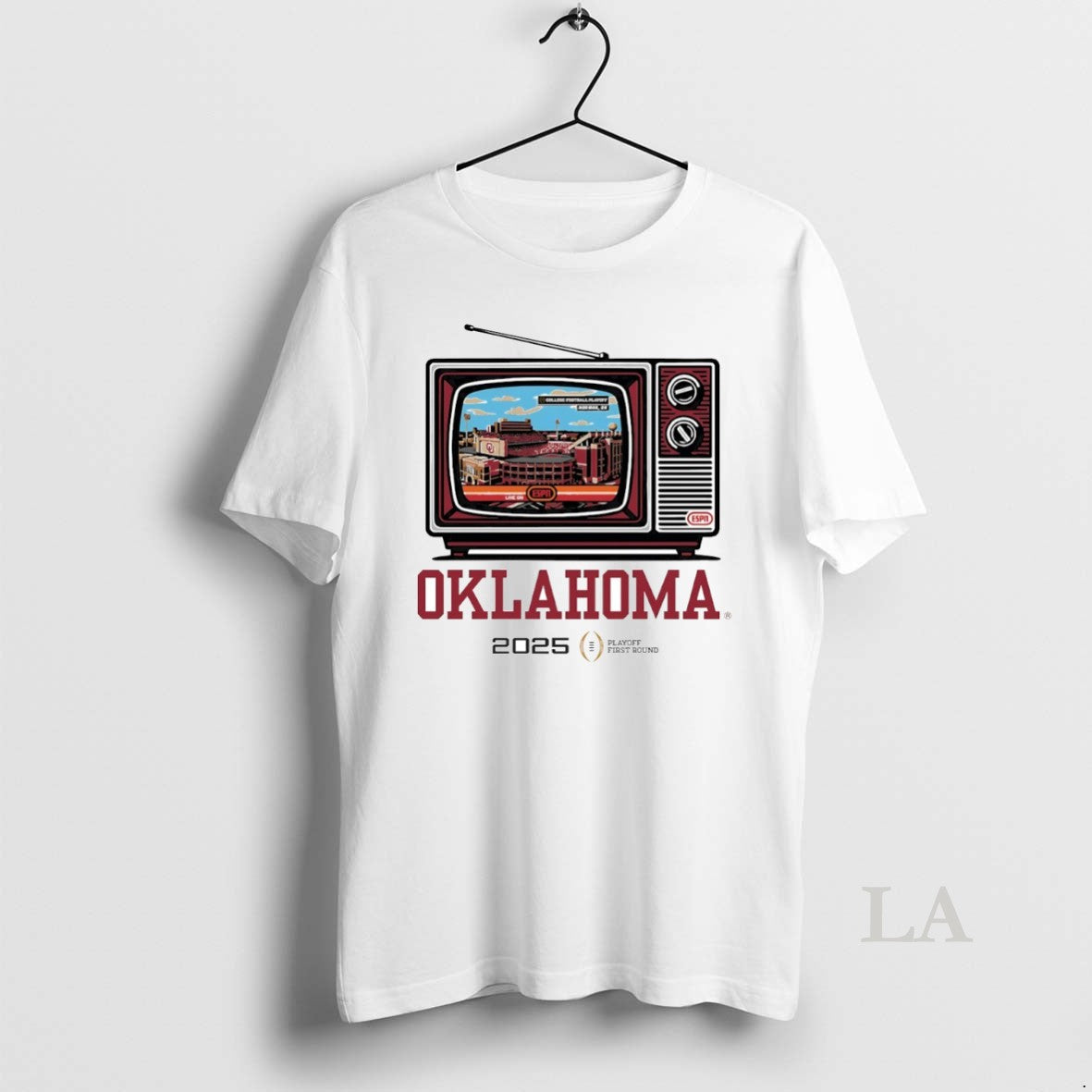Original Oklahoma Sooners 2025 Cfp Tv Stadium Circle - Adult & Kids T-Shirts, Sweatshirts & Hoodies apparel design preview 1
