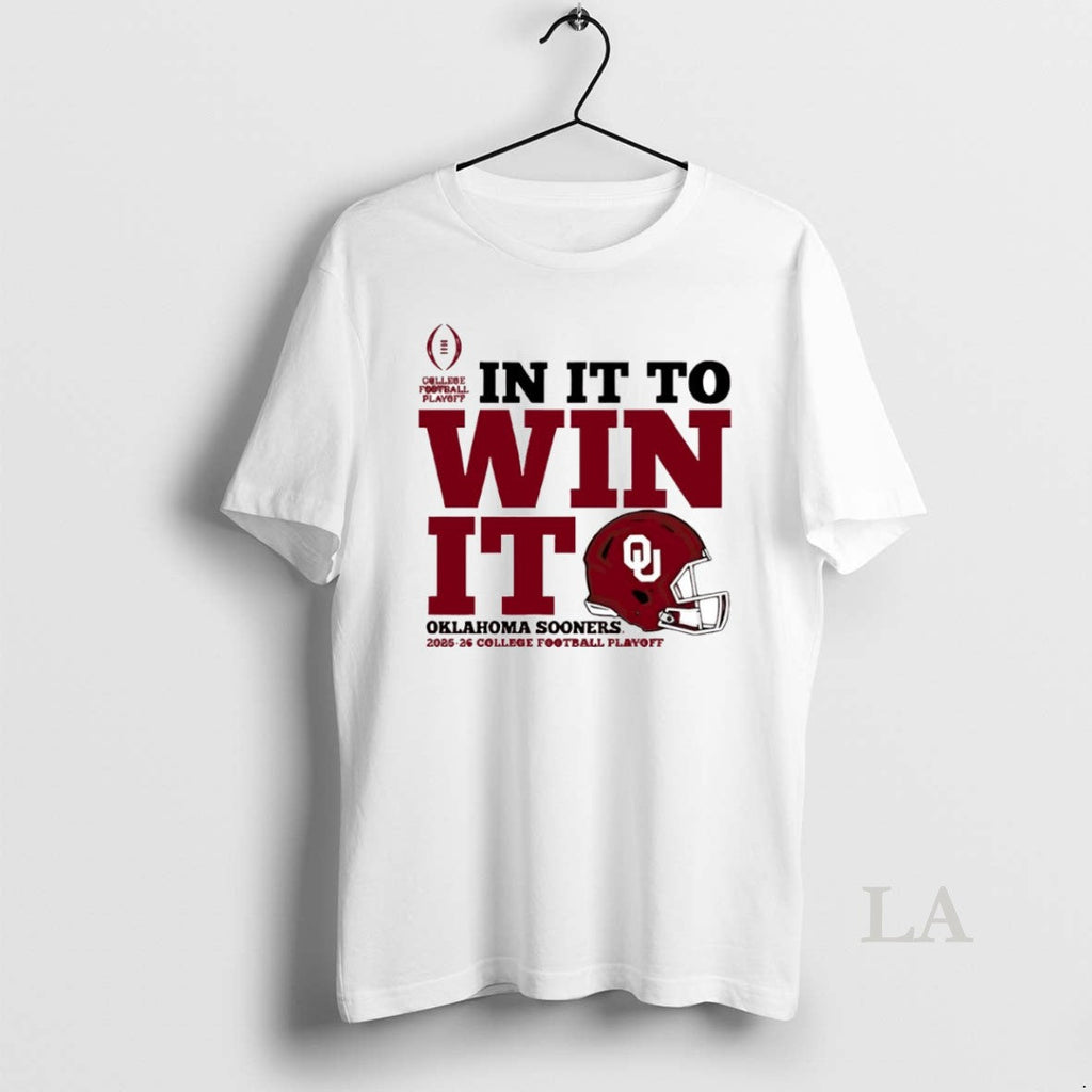 Original Oklahoma Sooners In It To Win 2025 2026 - Adult & Kids T-Shirts, Sweatshirts & Hoodies apparel design preview 1